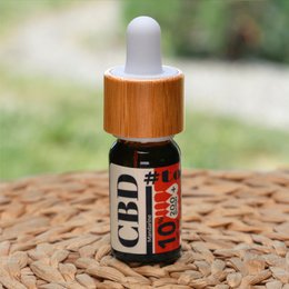 Huile CBD 10%, synergie mandarine