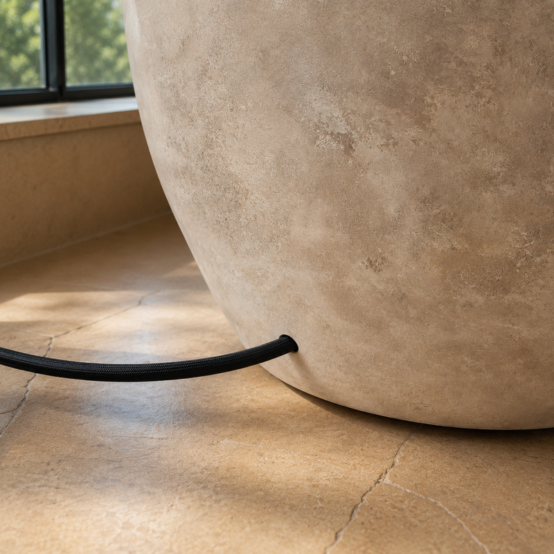 Ela n37 - Ceramiczna lampa podłogowa