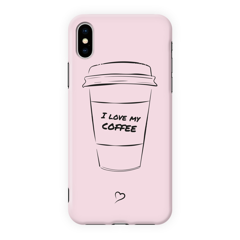Amo il mio caffè Cover per iPhone ecologica