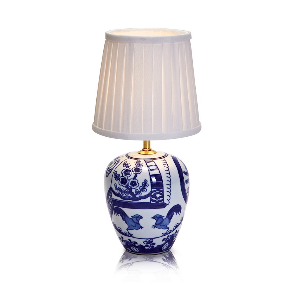 GÖTEBORG Table 1L 33cm Bleu / Blanc