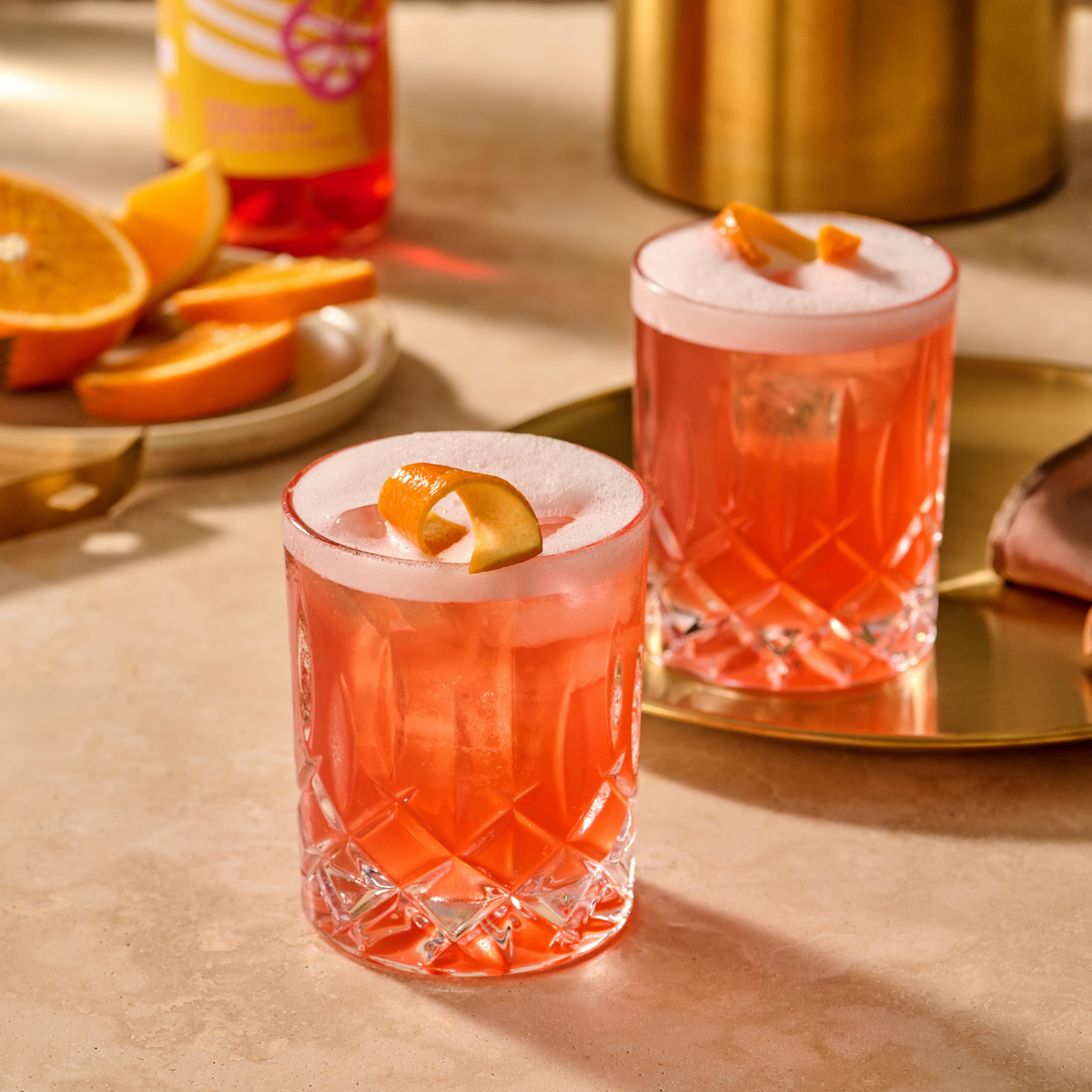 POLLY Italiensk Aperitif – Alkoholfri aperitif til Spritz | Orange & ensian | 500 ml