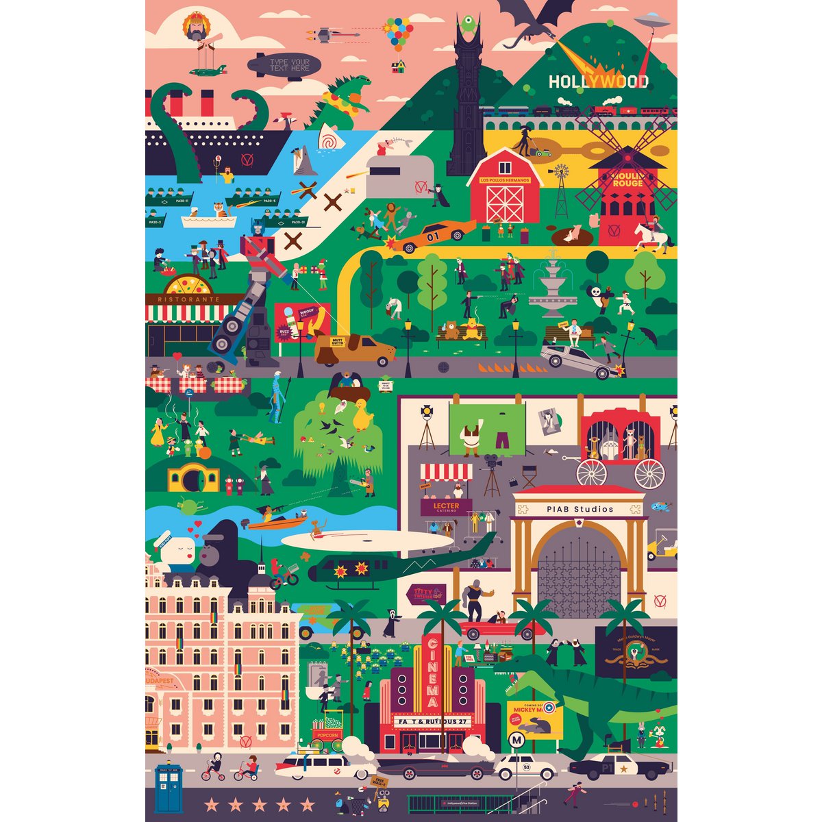 Le puzzle hollywoodien