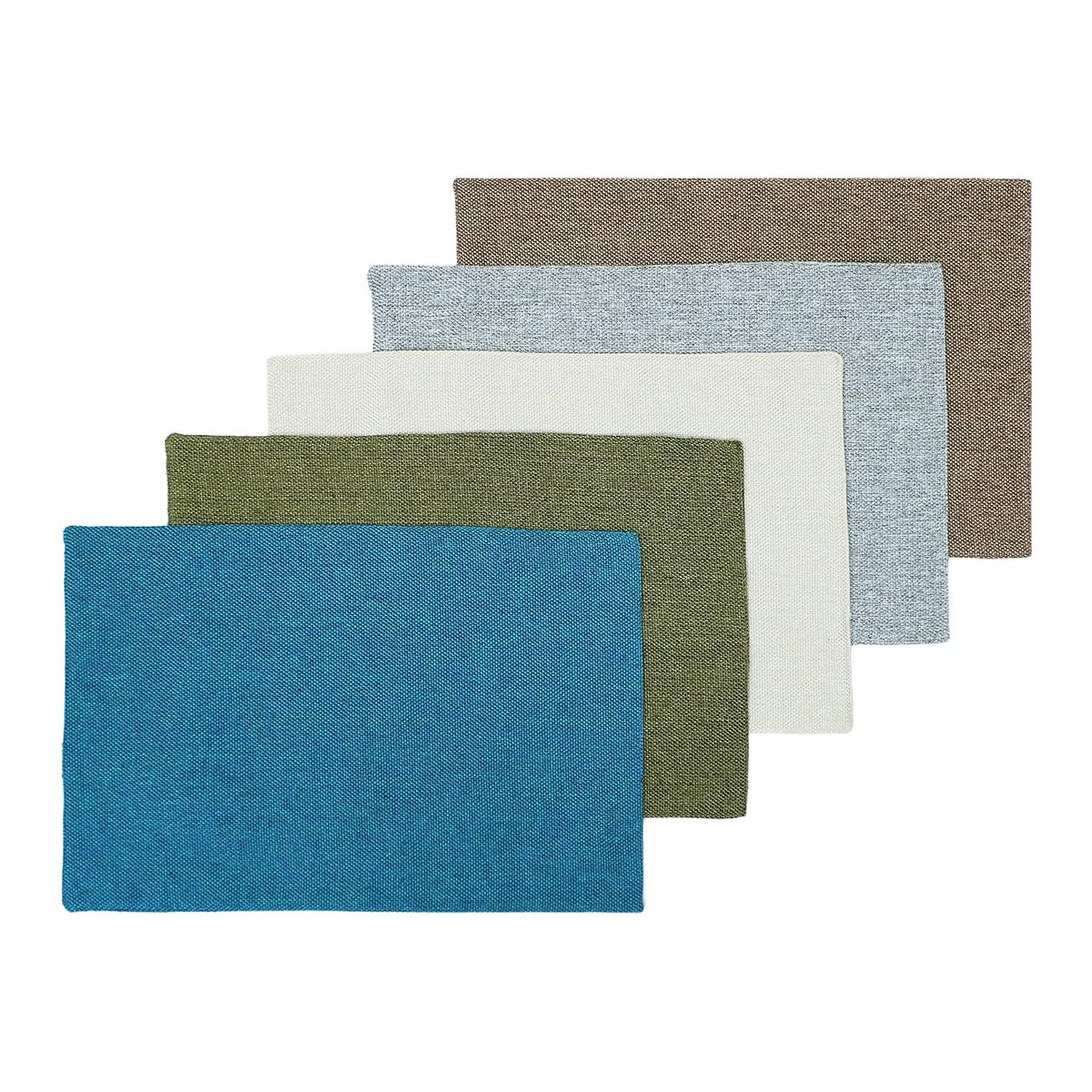 Tafelplacemats – mix van jute en polyester, hittebestendig – 30 x 40 cm (set van 4)