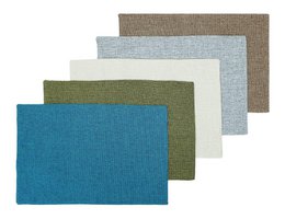 Dækkeservietter | Bord Jute Polyester Blend Heat | Sæt med 4