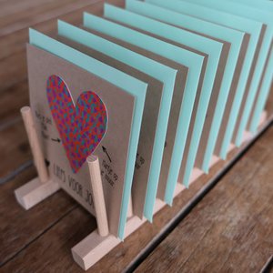 Muursticker hart *Liefs voor jou* (Wild heart)