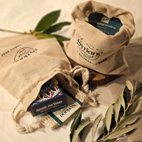 Linen Gift Bag: Compose Your Mosaic