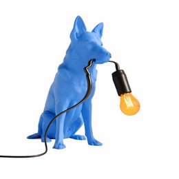 German Shepherd table lamp