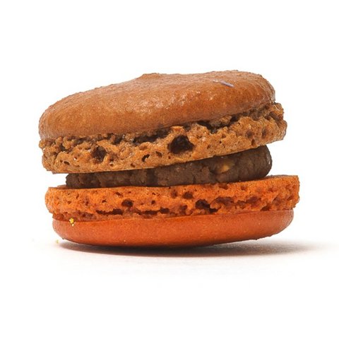 Macaron melkchocolade hazelnoten