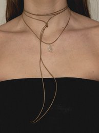 Posie Pearl Necklace 02 | Silver