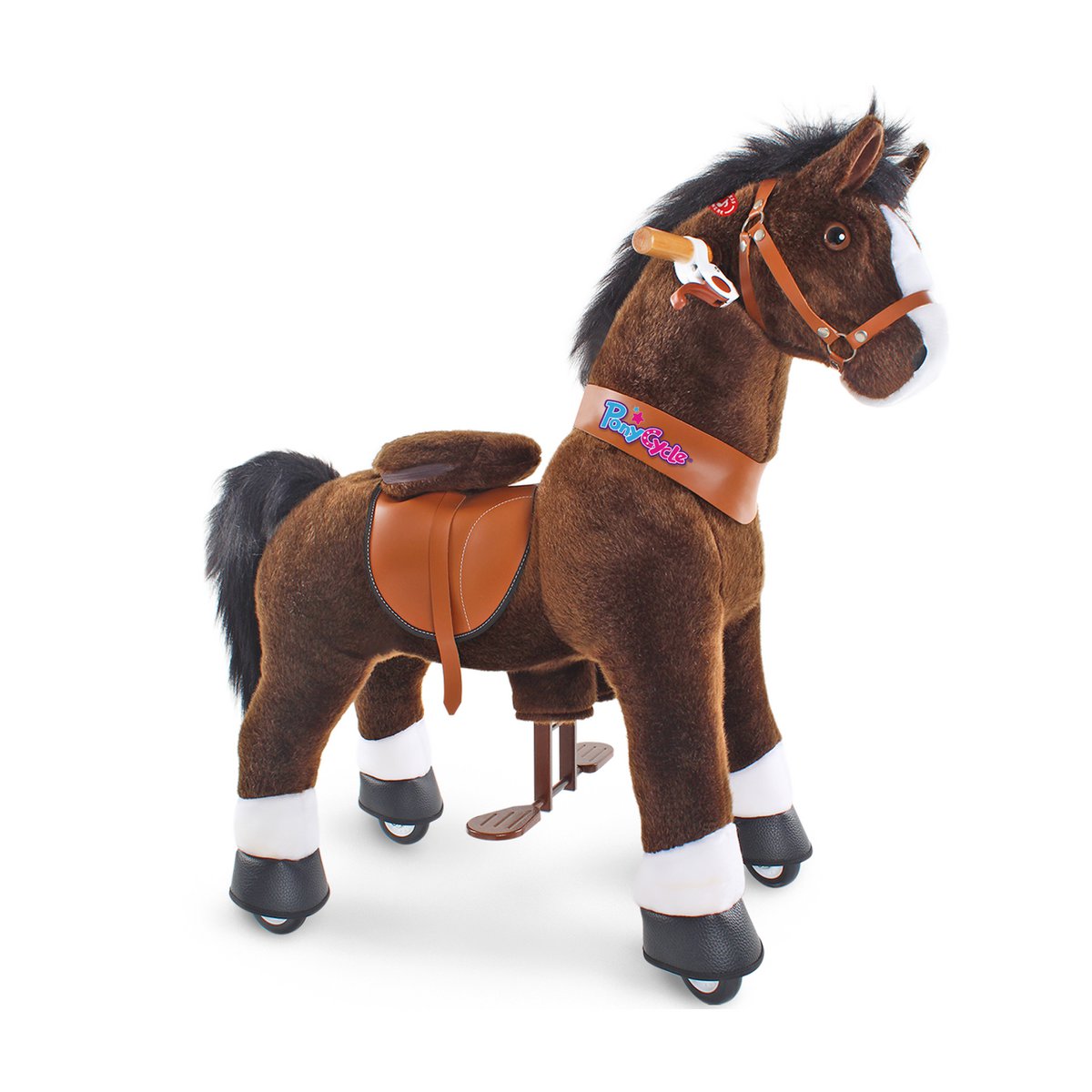 Size 4 Chocolate Brown horse