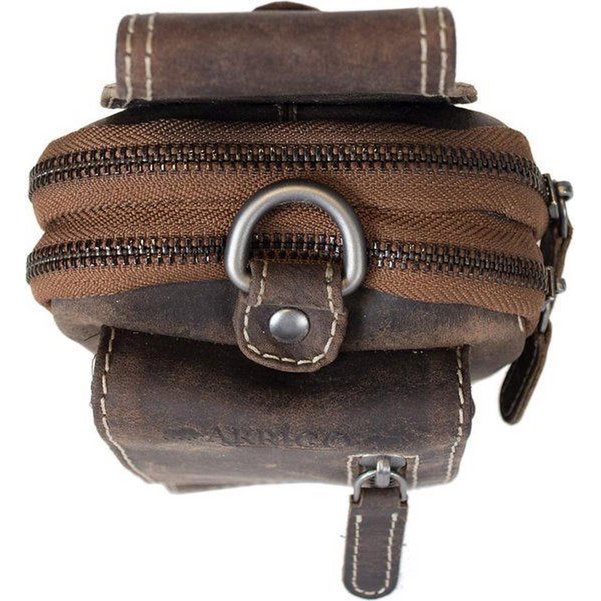 Belt bag light brown buffalo leather belt bag leather fanny pack festival bag light brown