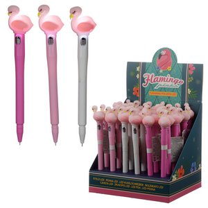 Flamingo Pinks LED Fine Tip Pen