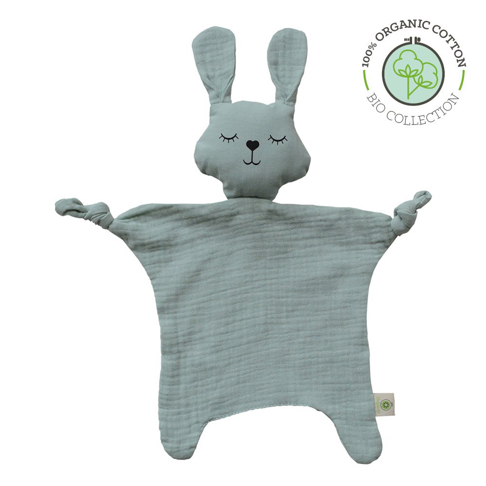 Doudou conejito de algodón orgánico