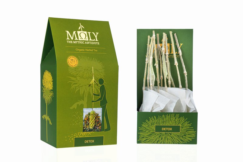 MΩLY „Detox“ – Kräutertee mit natürlichem Kräuterstamm