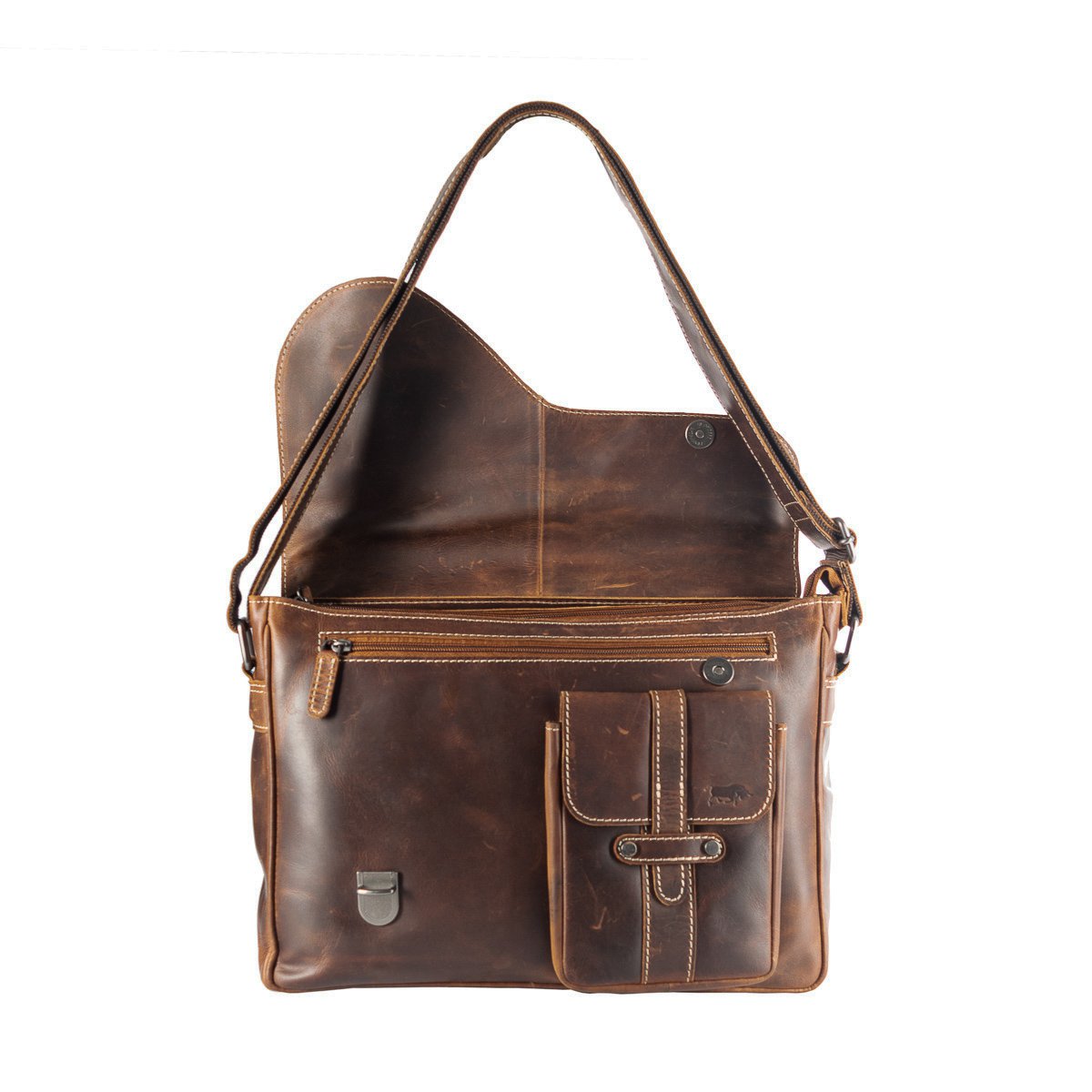 Umhängetasche Damen - Umhängetasche Herren - Umhängetasche Leder - Briefträgertasche Leder - 3 verschiedene Lederfarben