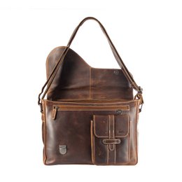 Skuldertaske Dame - Skuldertaske Herre - Messenger Bag Læder - Postmand Taske Læder - 3 forskellige farver læder