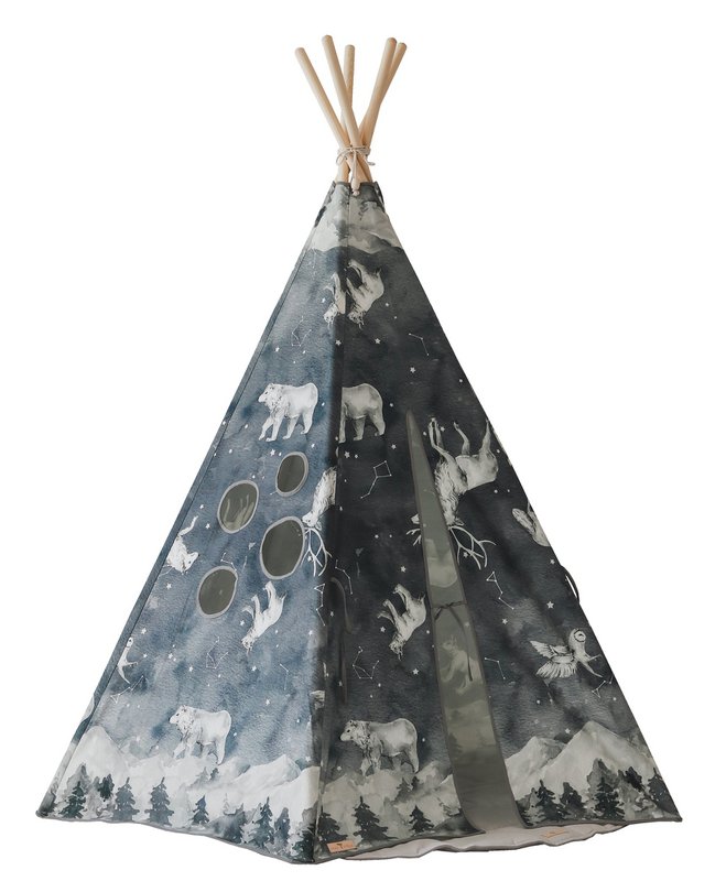 Tipi- und Mattenset „Nachthimmel“