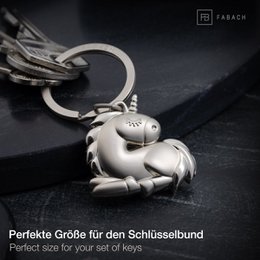 "Sleepy" Unicorn Keychain - Sleeping Unicorn Lucky Charm