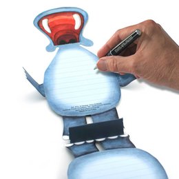 Ippopotamo di carta animale 3D con torta