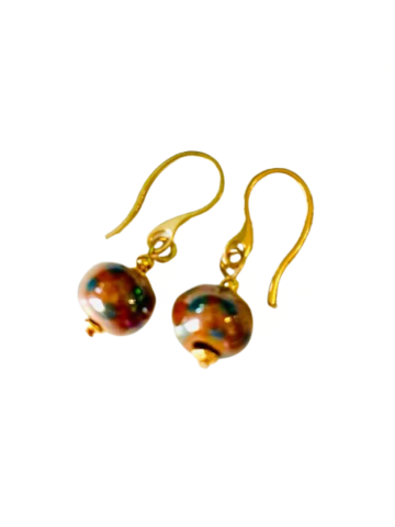 Earring hook Classic Honey blues Gold