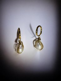 Teardrop Pearl Earrings