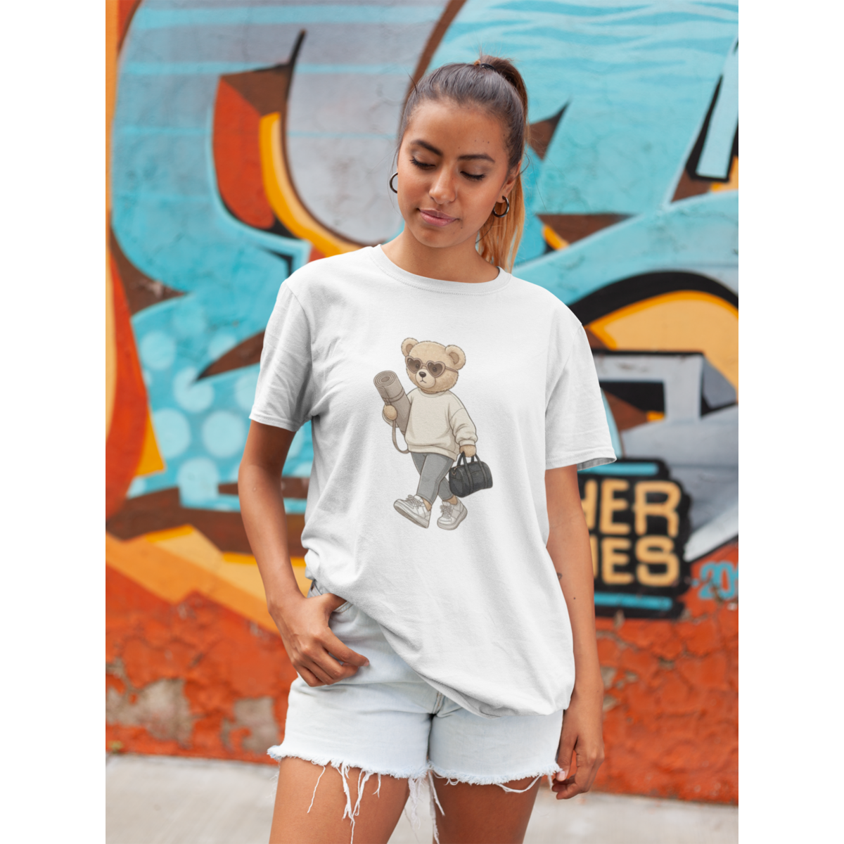 T-Shirt oversize Pilates Ours