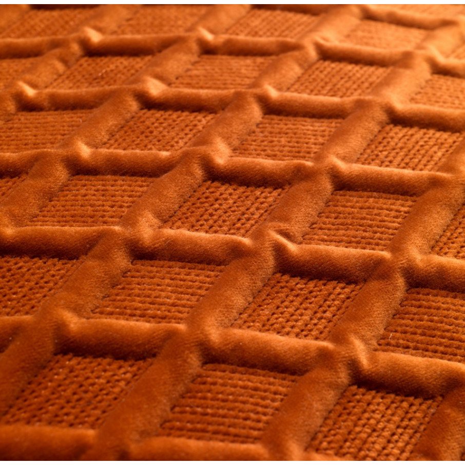 ANTOINETTE | Cushion | 45x45 cm Potters Clay | Orange | Hoii | With luxury inner cushion