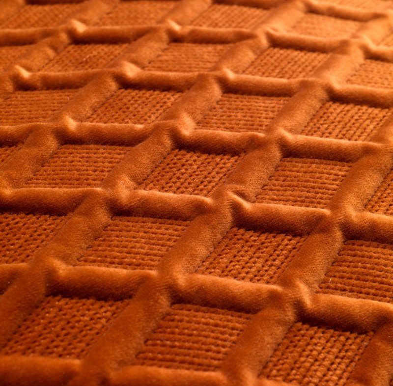 ANTOINETTE | Cushion | 45x45 cm Potters Clay | Orange | Hoii | With luxury inner cushion