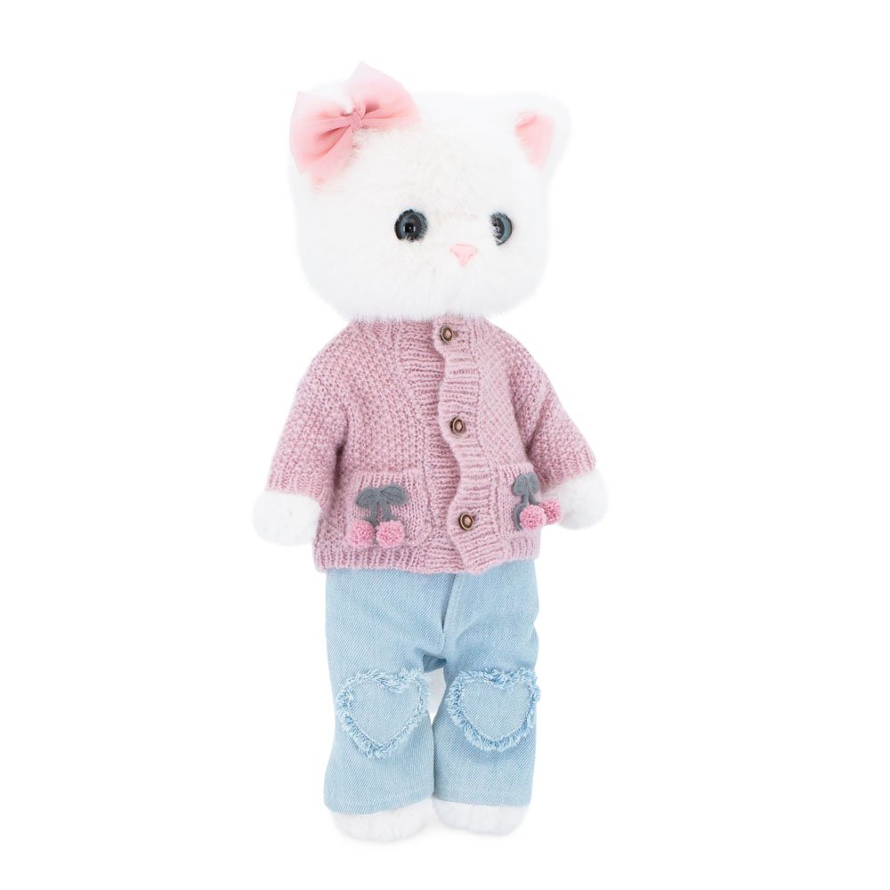 Pluszowa zabawka, Lucky Kitty, Lucky Sophie: Dziane Wiśnie 38 cm