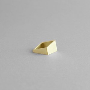 MESSING VIERKANTE RING