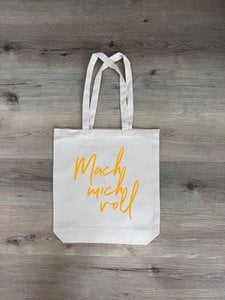 Baumwolltasche Mach mich voll