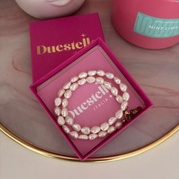Oceanía - Collar de gargantilla con perlas barroco