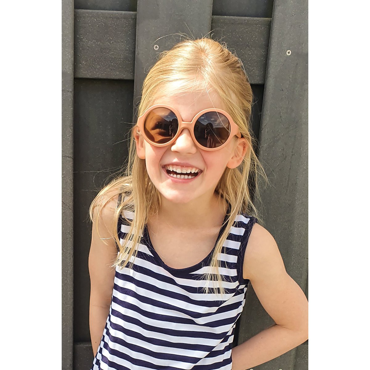 Children's sunglasses Lenny 7+ years - size L- Camel