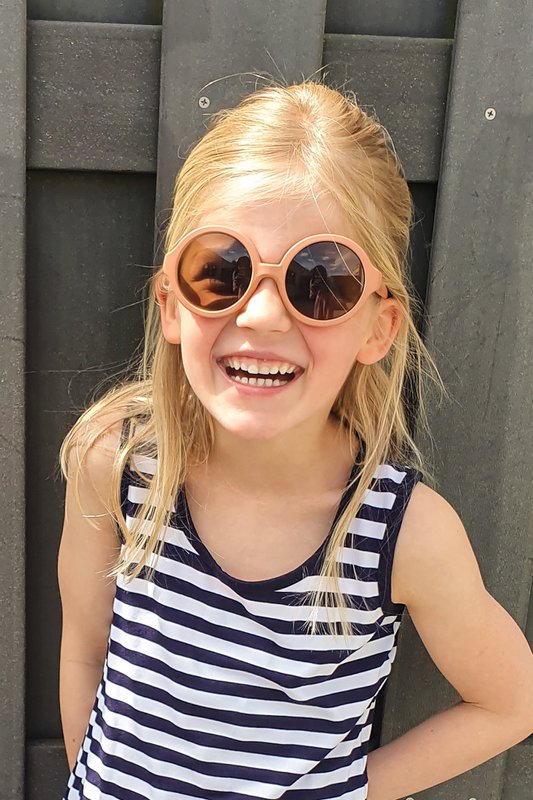 Children's sunglasses Lenny 7+ years - size L- Camel