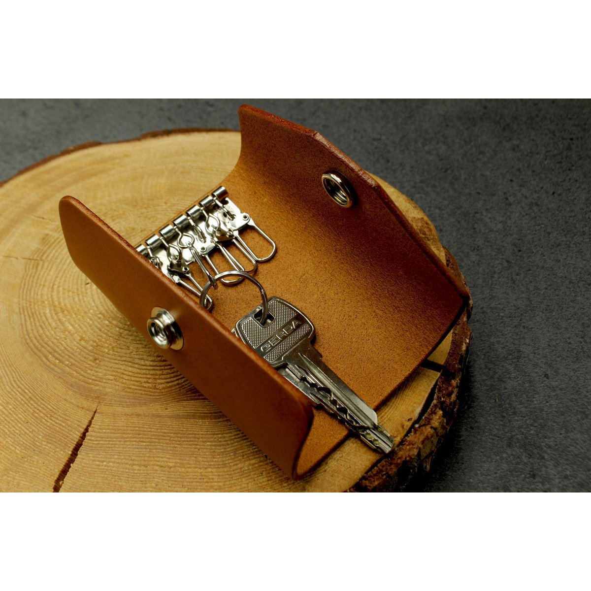 Schlüsseletui / Schlüsseletui aus Leder