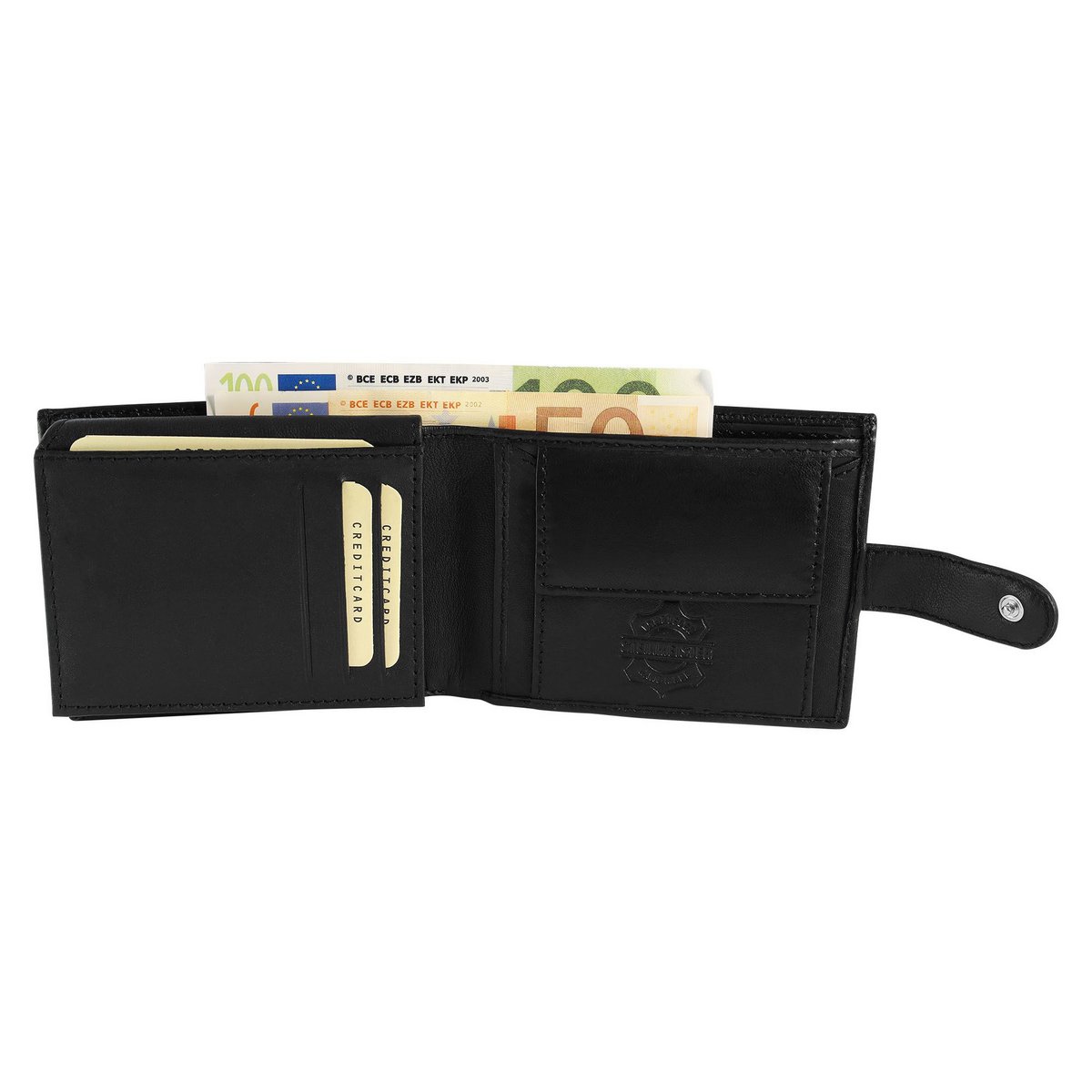 SteinMeister men's wallet made of genuine leather. Format 11 x 8 cm.
