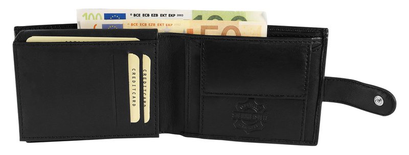 SteinMeister men's wallet made of genuine leather. Format 11 x 8 cm.