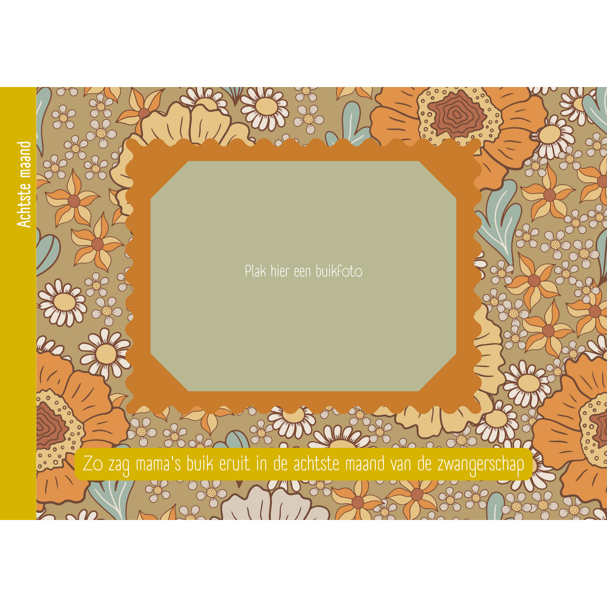 Libro sulla gravidanza - Fiori retrò