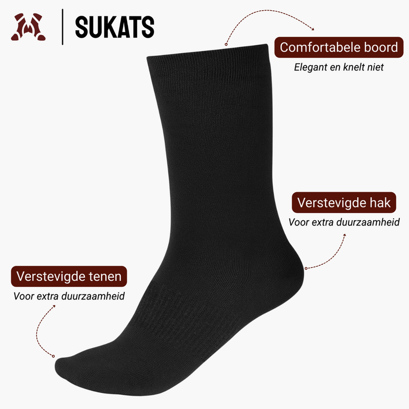 Skarpety z wełny Merino Sukats® 4 lub 8 par | Skarpety wełniane | Bez szwu | Wiele kolorów i rozmiarów