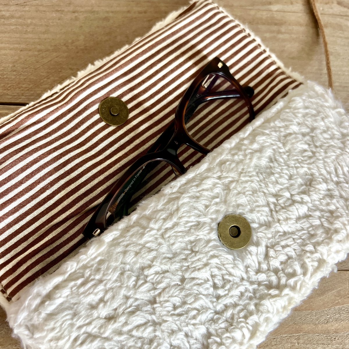 Teddy Sunglass Pouch cotton teddy