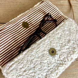 Teddy Sunglass Pouch cotton teddy