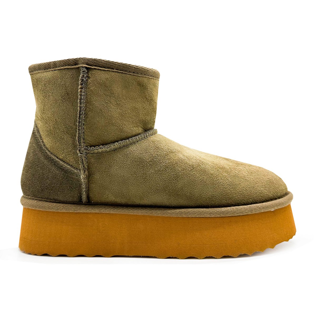 thies 1856 ® Platform Sheep Boots olive
