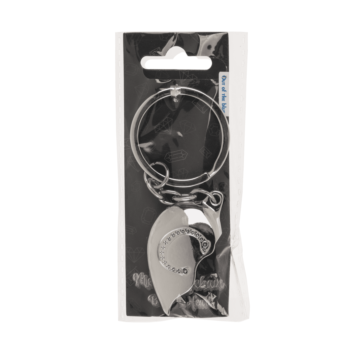 Metal Keychain, Broken Heart,