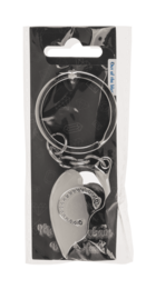 Metal Keychain, Broken Heart,