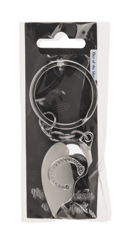 Metal Keychain, Broken Heart,