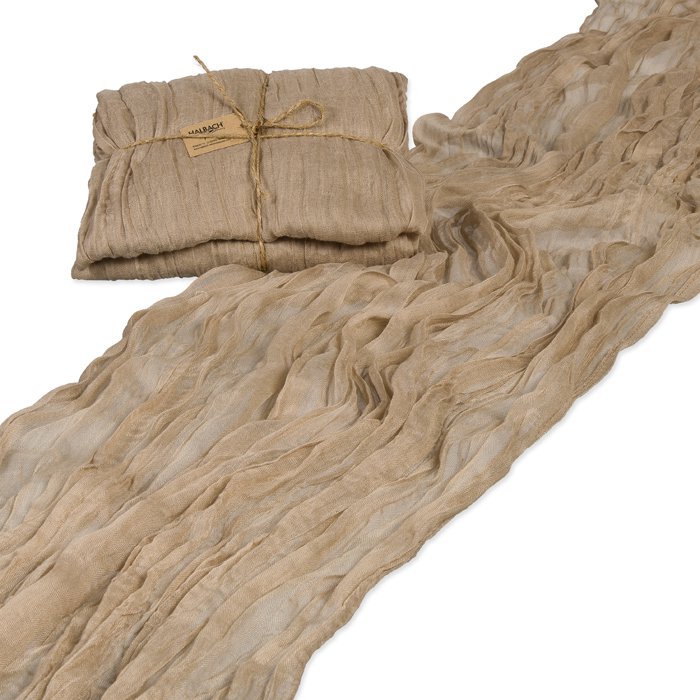Table runner, gauze, cheesecloth, uni ca.70cm x 300cm