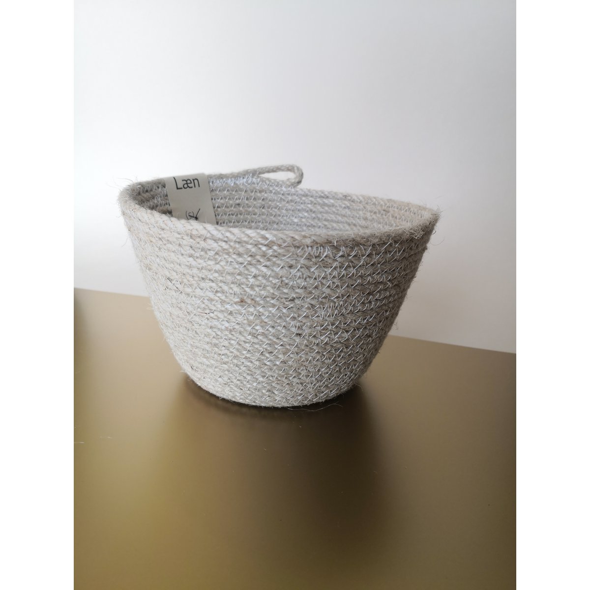 Ronde Jute Mand XS