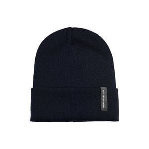 RB5005CX | Unisex Cap in Tubular Stockinette Knit CIMONE Wool Blend Made in Italy. Midnight Blue color. One size