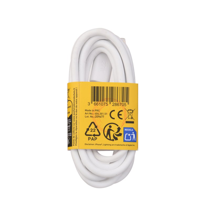 Cable iphone 1 metro USB C