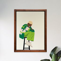 Poster "Tyler the Creator Smile" - A4 & 30x40cm - Art print